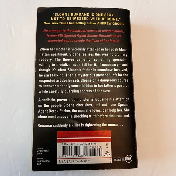 Drawn in Blood (Burbank and Parker, 2) - Book by Andrea Kane - Picture 2 of 7